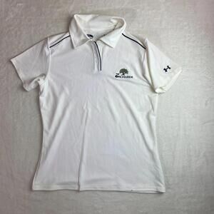 NWT Under‎ Armour HeatGear Golf Polo Women's Medium White  The Orchards